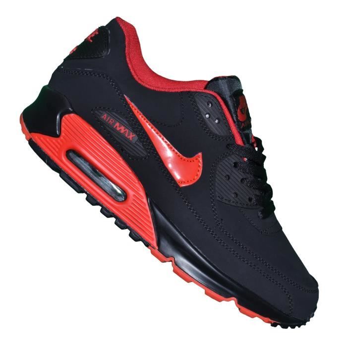 nike air max 90 noir et rouge jordan